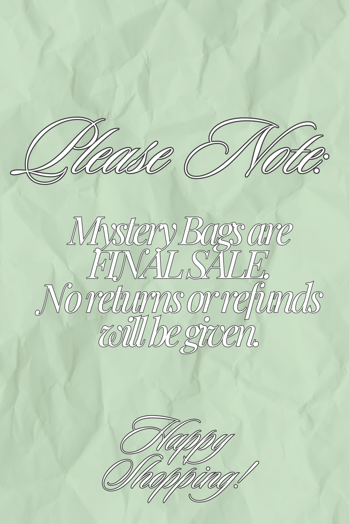 2 Item Mystery Bag- Small