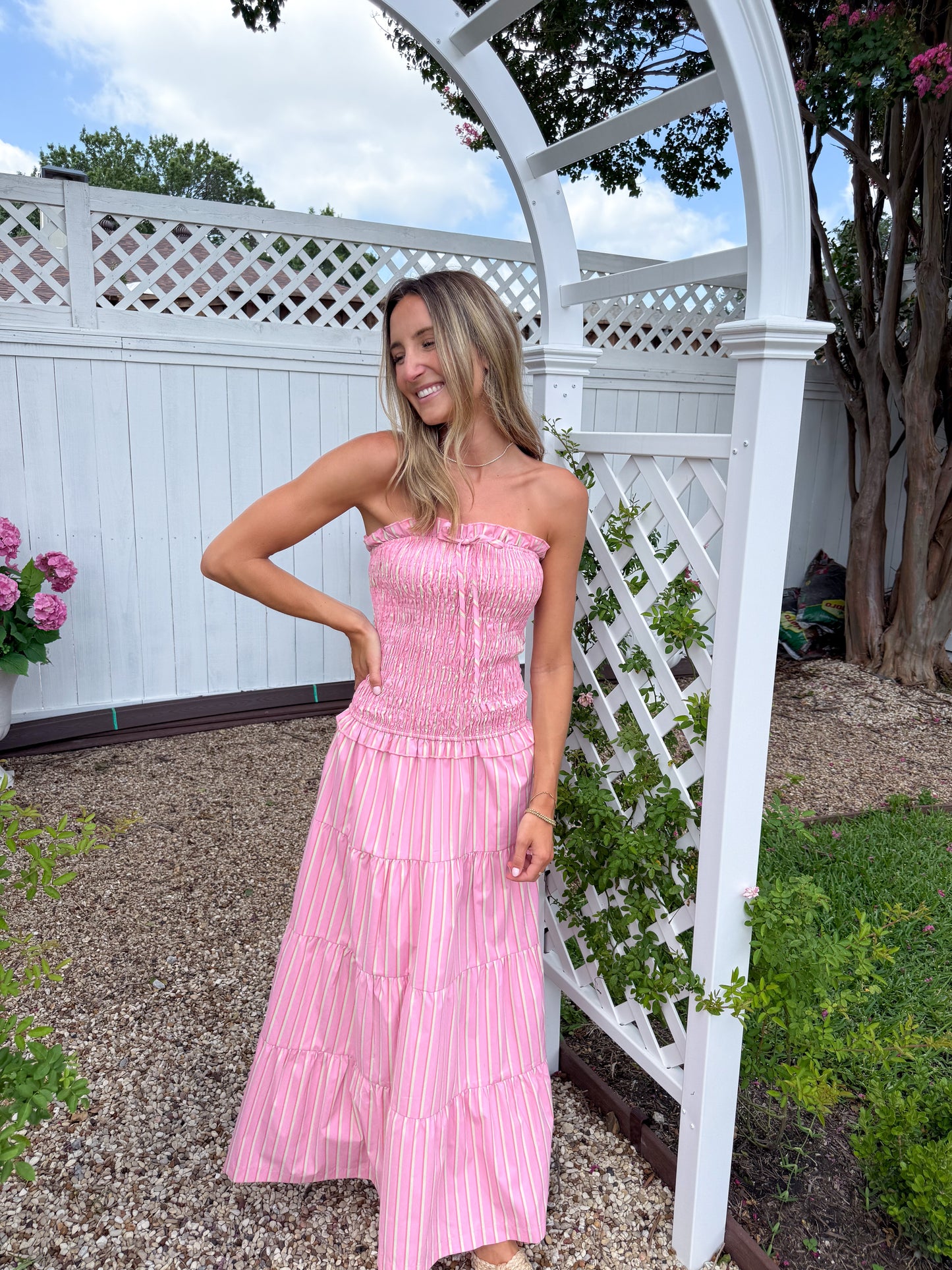 Sadie Smocked Maxi