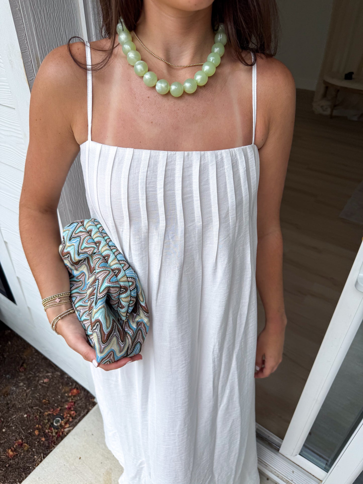Kira Maxi Dress White