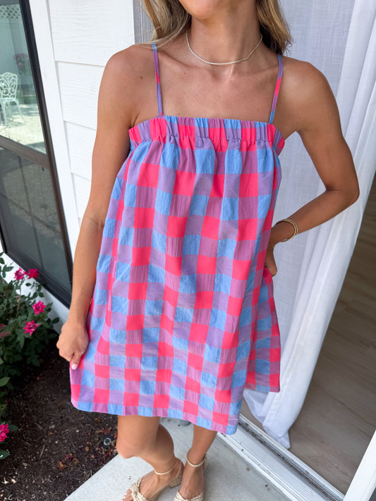 Long Weekend Gingham Mini