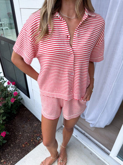 Dockside Striped Coverup