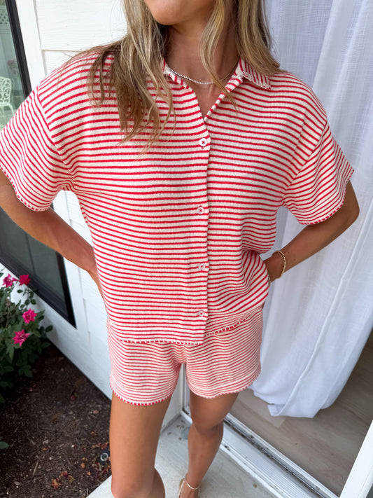 Dockside Striped Coverup