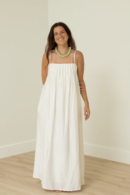 Kira Maxi Dress White