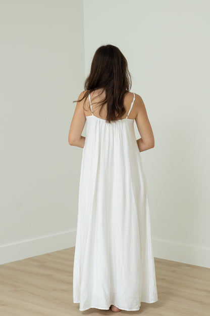 Kira Maxi Dress White