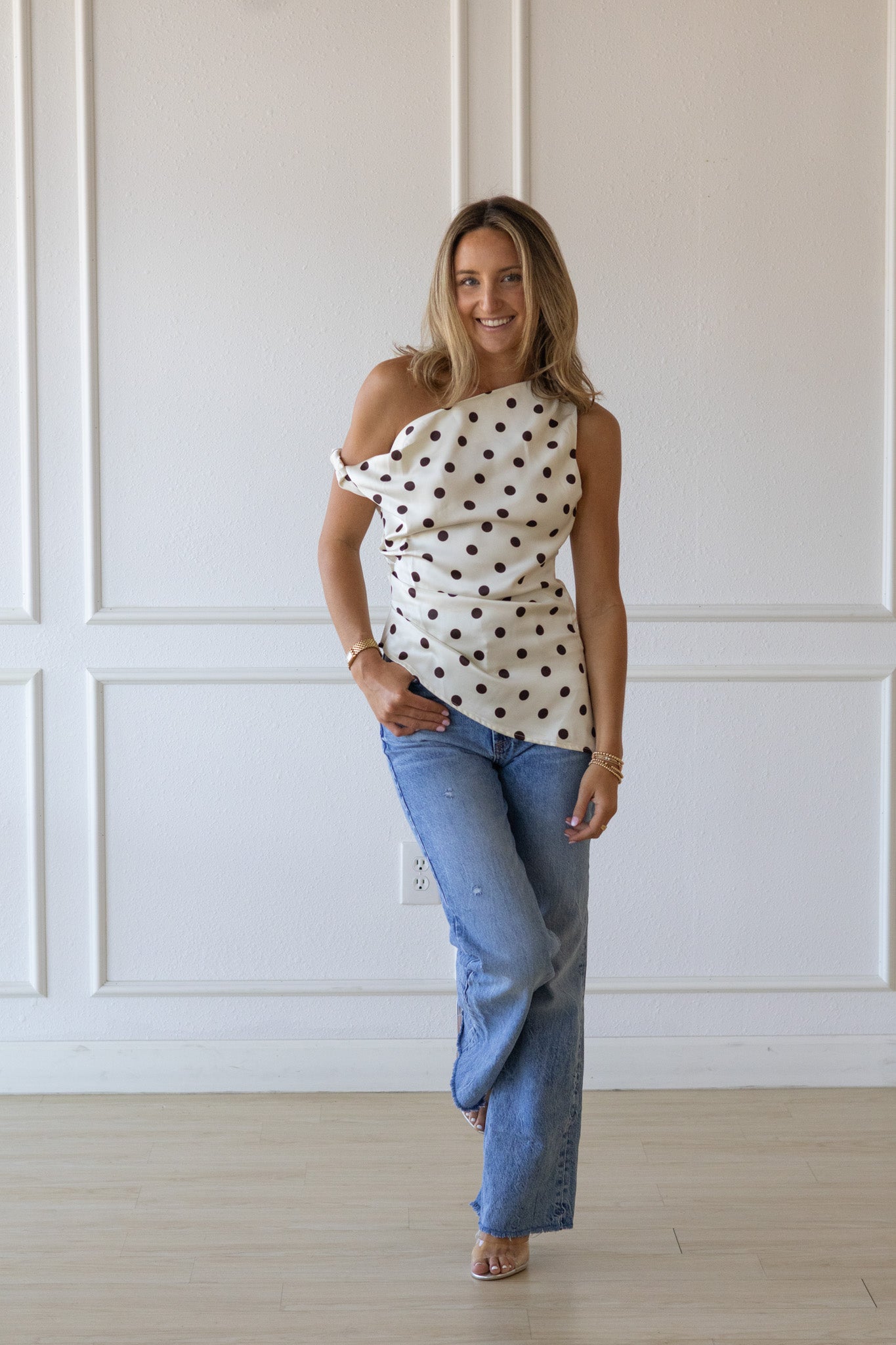 Nancy Polka Dot Top
