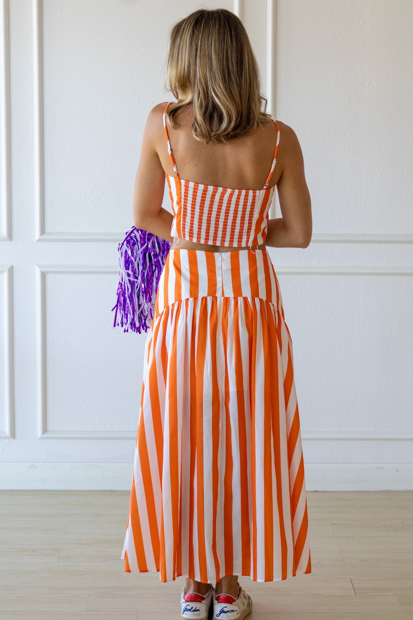 Juliet Set- Orange Stripe