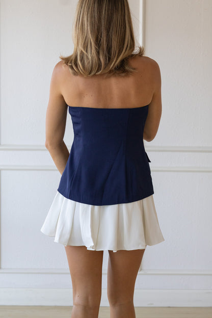Reed Pleated Romper
