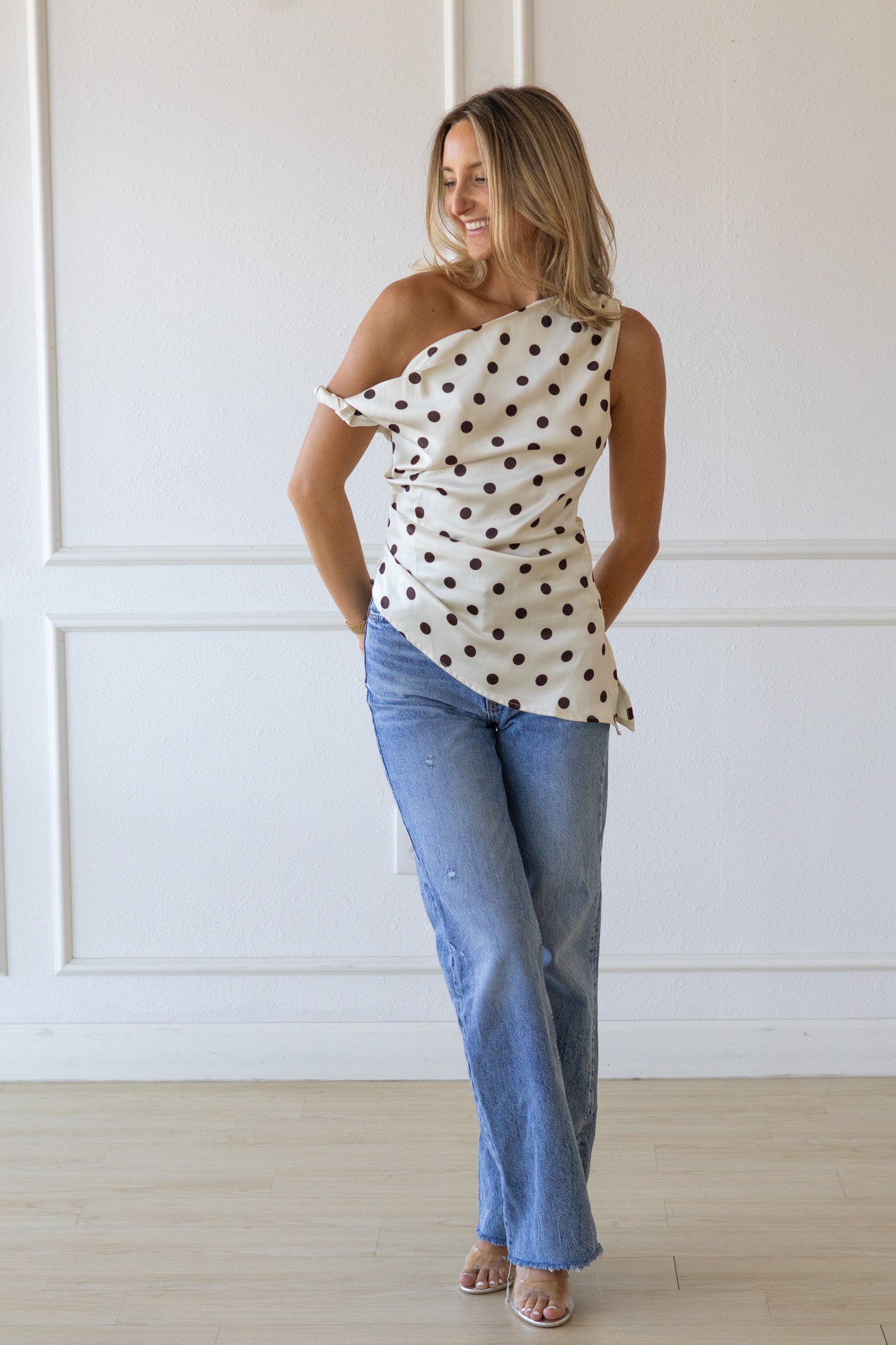 Nancy Polka Dot Top