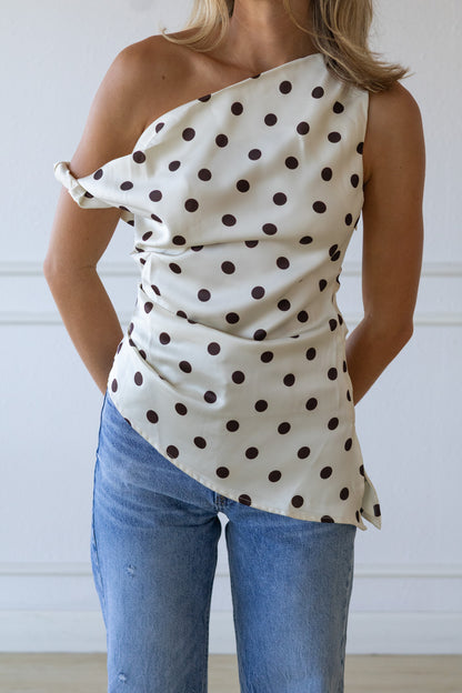 Nancy Polka Dot Top
